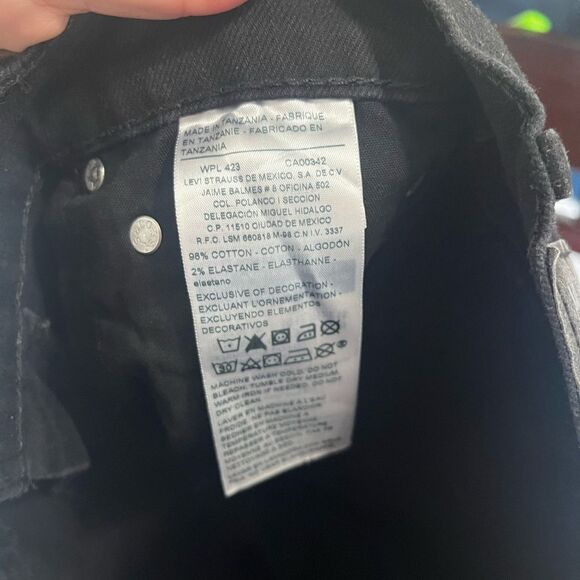 Men’s Signature by Levi Strauss Black Skinny Jeans W28 x 30 - Picture 6 of 7